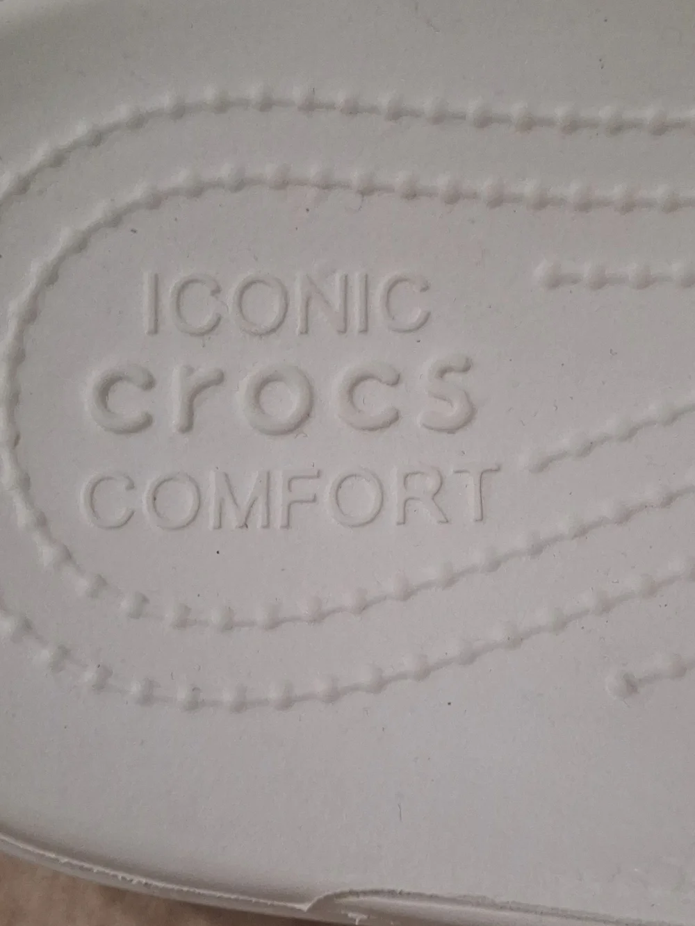 CROCS Men White Double-Strap Slide Sandals - Casual Foam Slides